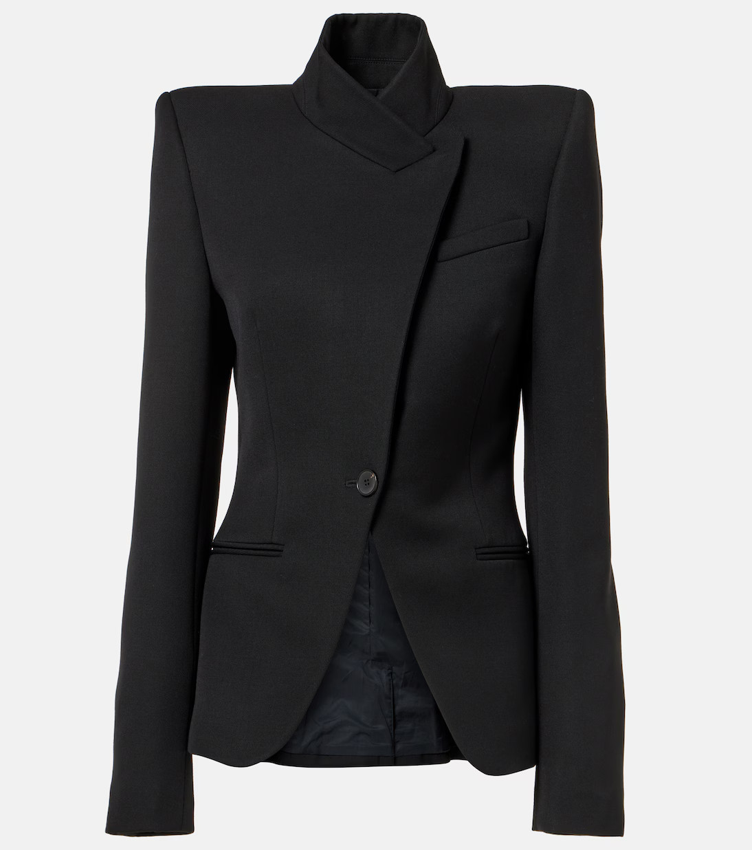 Single-breasted wool twill jacket | Mytheresa (US/CA)