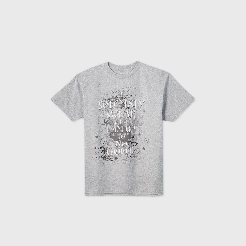 Boys' Harry Potter Short Sleeve Graphic T-Shirt - Gray L | Target