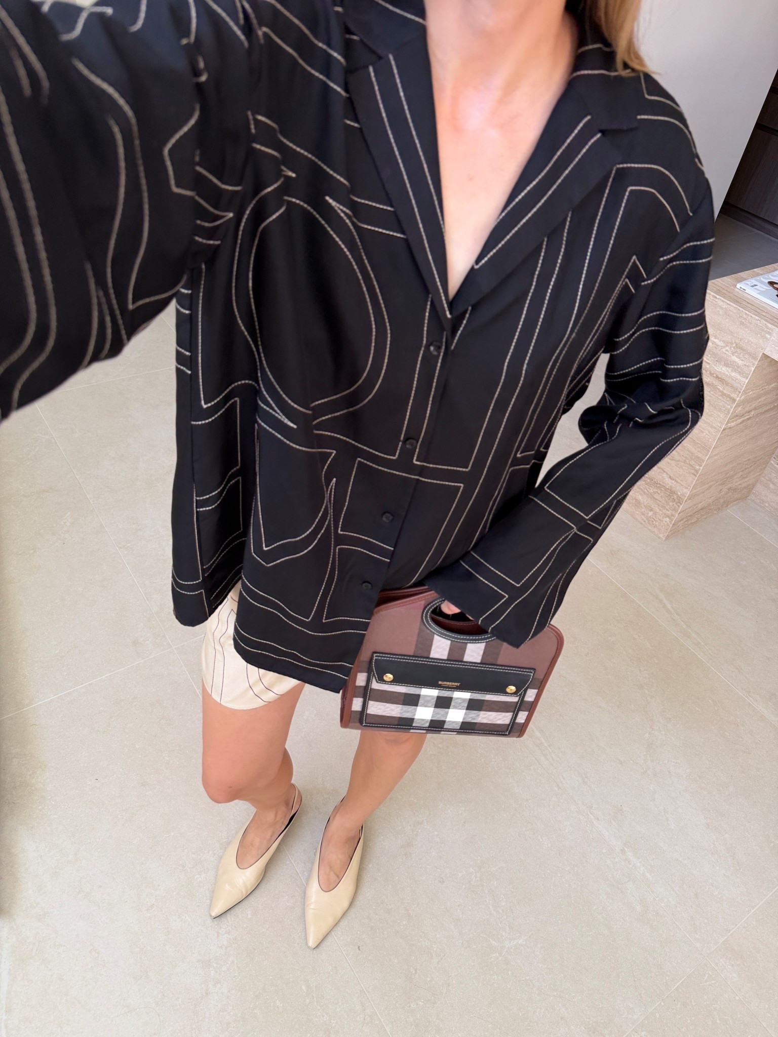 Wearing size 34/XS in the toteme monogram silk pieces! 

#LTKFashionMonth #LTKsummer #LTKtravel