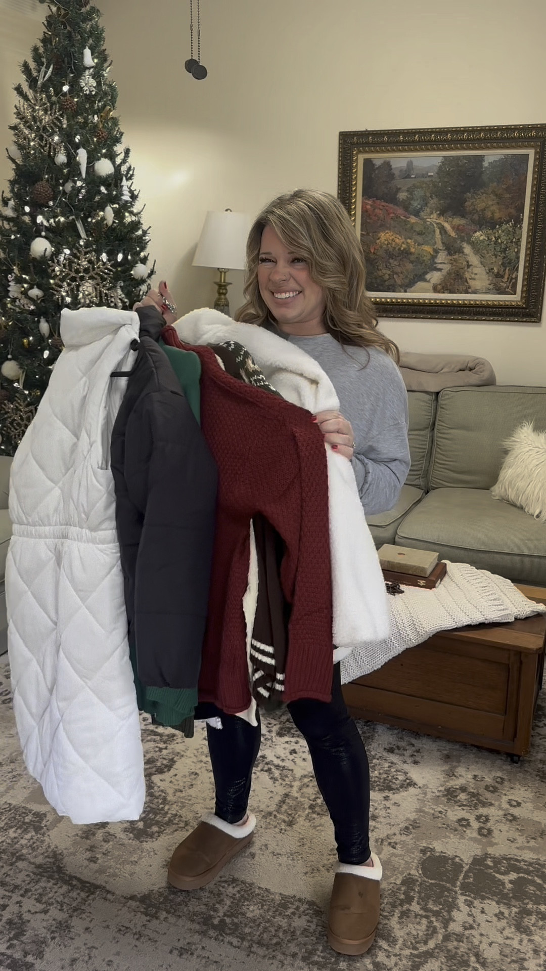 Celebrating an Amazon Hauliday with these comfy holiday outerwear pieces at 26 weeks pregnant.


Sherpa jacket
Holiday outfits
Winter outfits
Bump friendly
Maternity friendly 
Sweater outfit
Christmas sweater
Holiday sweater
Long vest
Puffer jacket outfit
Puffer vest outfit



#LTKWatchNow #LTKSeasonal #LTKHoliday