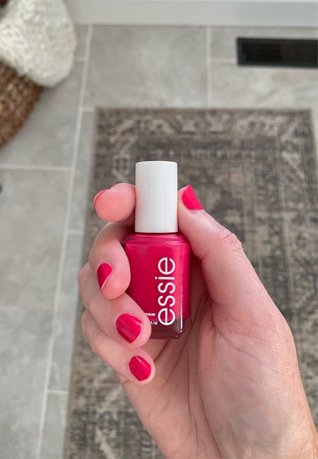 Loving this color by Essie! 
Walmart sally Hansen quick clear top coat
Almost painted a week ago 😱

#LTKFind #LTKunder50 #LTKbeauty