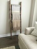 Rustic wood blanket ladder/Rustic gift | Amazon (US)