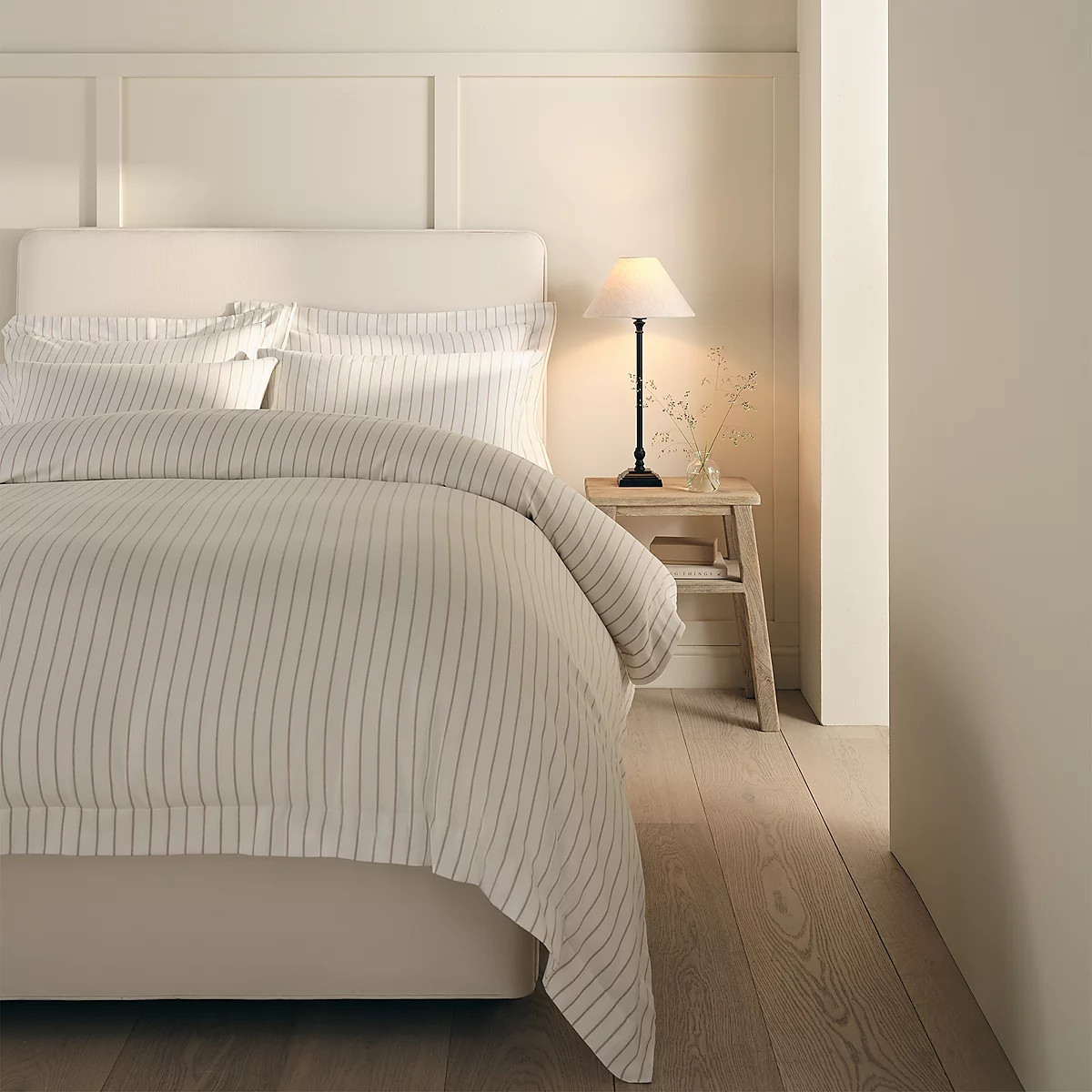 The White Company Logan Stripe Duvet Cover | The White Company UK & ROW