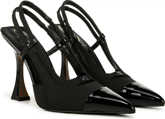 Odessa Slingback Pointed Cap Toe Pump (Women) | Nordstrom