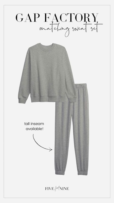 Matching sweat set, on sale! I wear a medium in both and the tall inseam in the pants 

#LTKtravel #LTKfindsunder50 #LTKsalealert