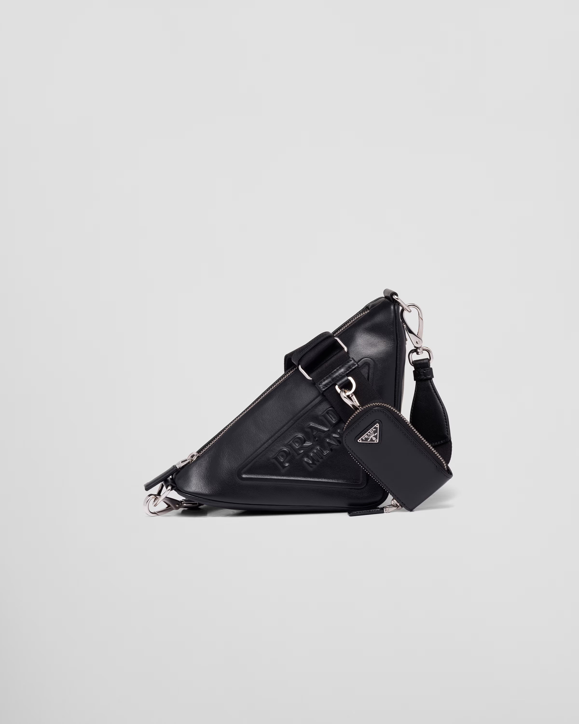Prada Triangle leather shoulder bag | Prada Spa US