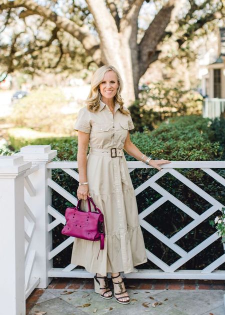 Spring Trend Neutral Utility

Short sleeve Khaki utility style maxi dress with belt detail paired with espadrille wedges  

#LTKFind #LTKstyletip #LTKSeasonal