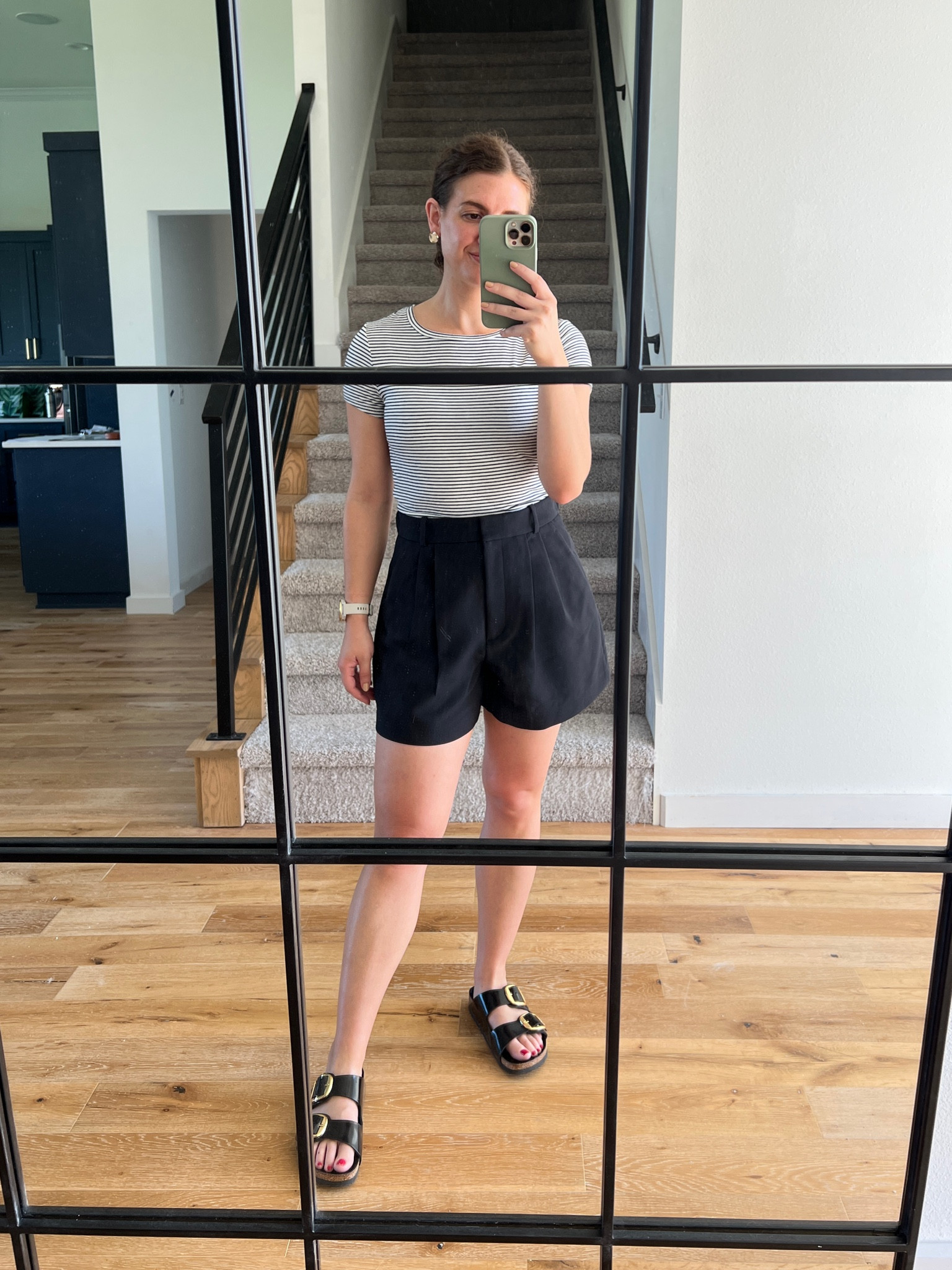 Catch me in these trouser shorts all summer long! Love them dressed up or down 🖤

#LTKstyletip #LTKfindsunder100 #LTKsalealert