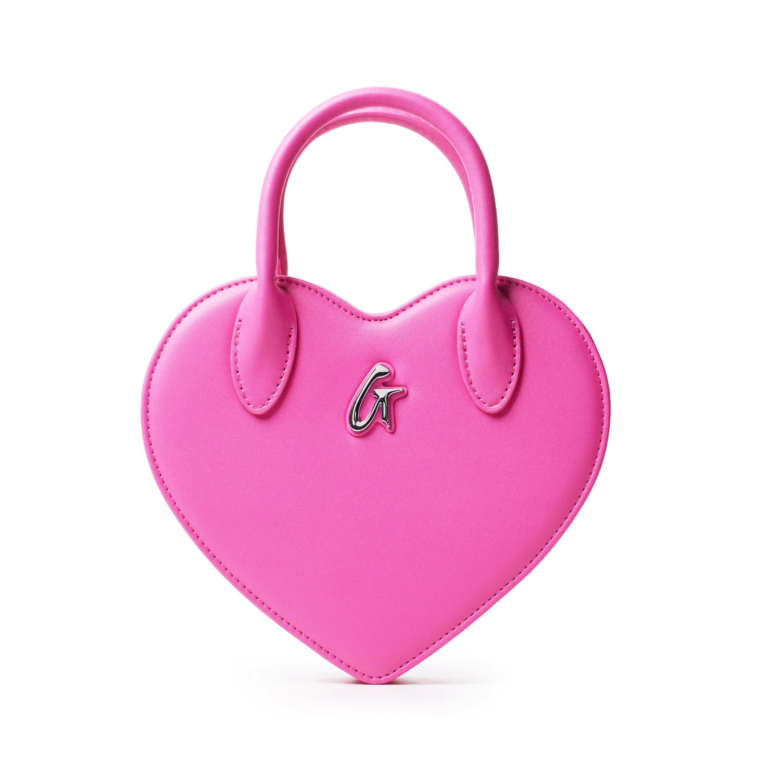 STANDARD HEART BAG - PINK | Glam-Aholic Lifestyle