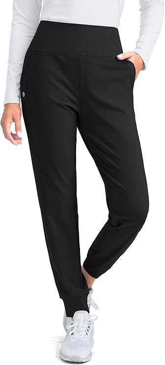 G Gradual Women's Fleece Lined Joggers High Waisted Water Resistant Thermal Hiking Pants Cold Wea... | Amazon (US)