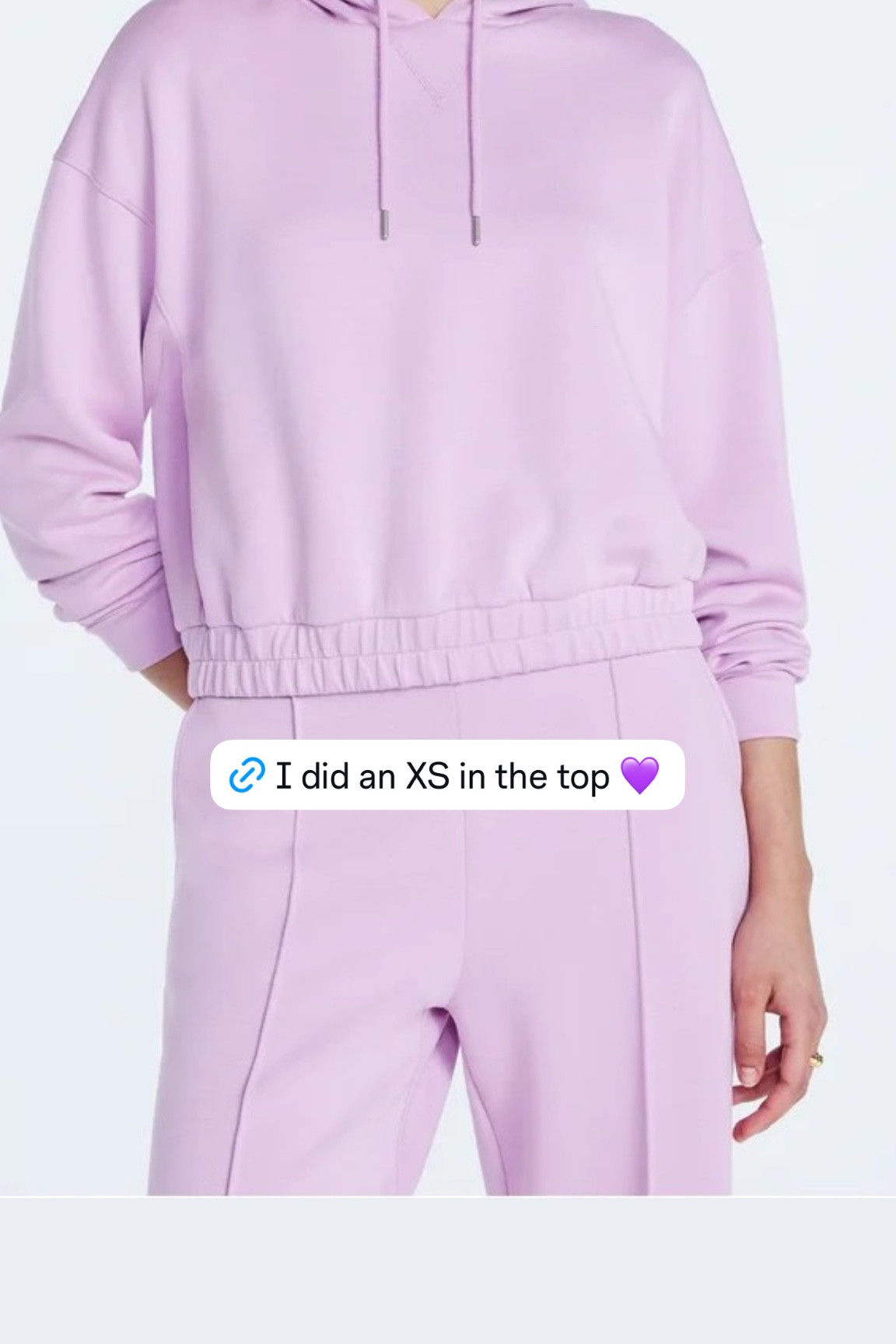 Grab the crop hoodie! $24 and I did an XS! ￼
