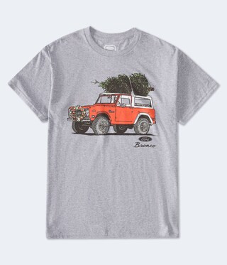 Ford Bronco Holiday Oversized Graphic Tee | Aeropostale