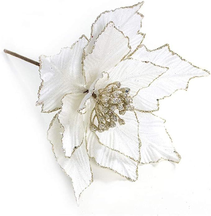 White And Champagne Christmas Tree Ornaments | Amazon (US)