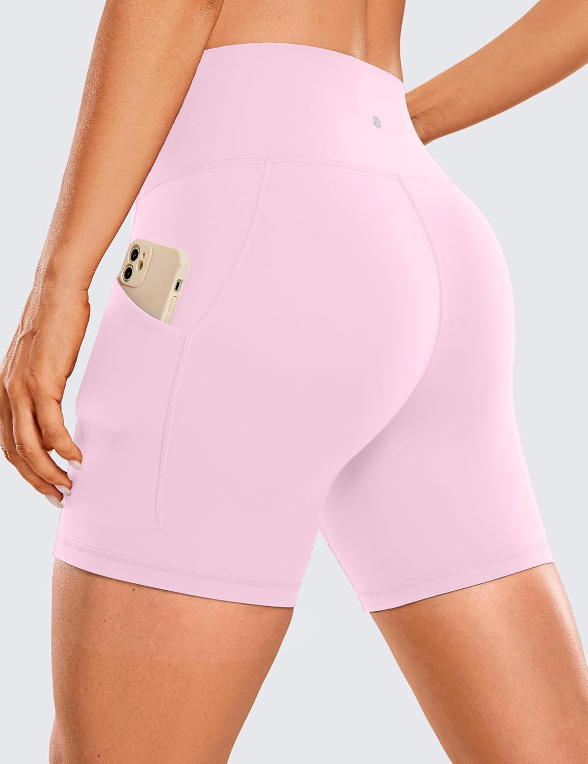 CRZ YOGA Womens Butterluxe Biker Shorts with Pockets 3'' / 5'' / 8'' - High Waisted Volleyball Wo... | Amazon (US)