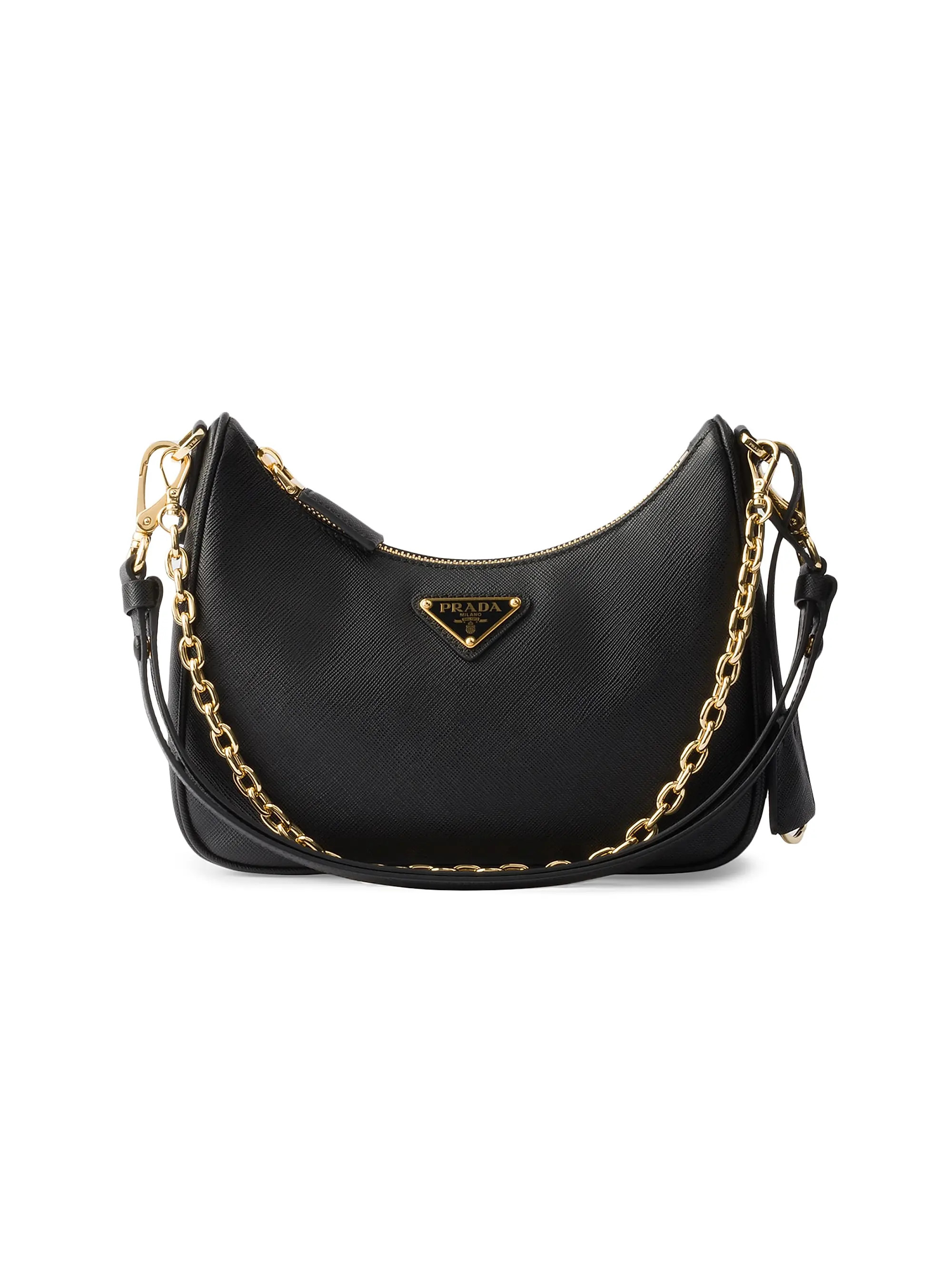 Prada Re-Edition Saffiano Leather Shoulder Bag | Saks Fifth Avenue | Saks Fifth Avenue
