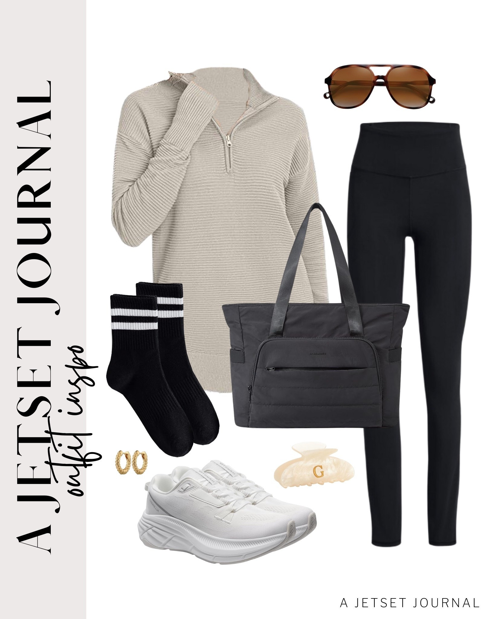 Leggings, a sweater, and sneakers make a simple outfit that’s cute and comfy!
half zip sweater, puffy laptop tote bag, running shoes, cute hair clips, casual look, vacation style, winter style, makeup must have, beauty favorite, transitional outfit, functional bag, amazon fashion, affordable style

#LTKFindsUnder50 #LTKSeasonal #LTKU