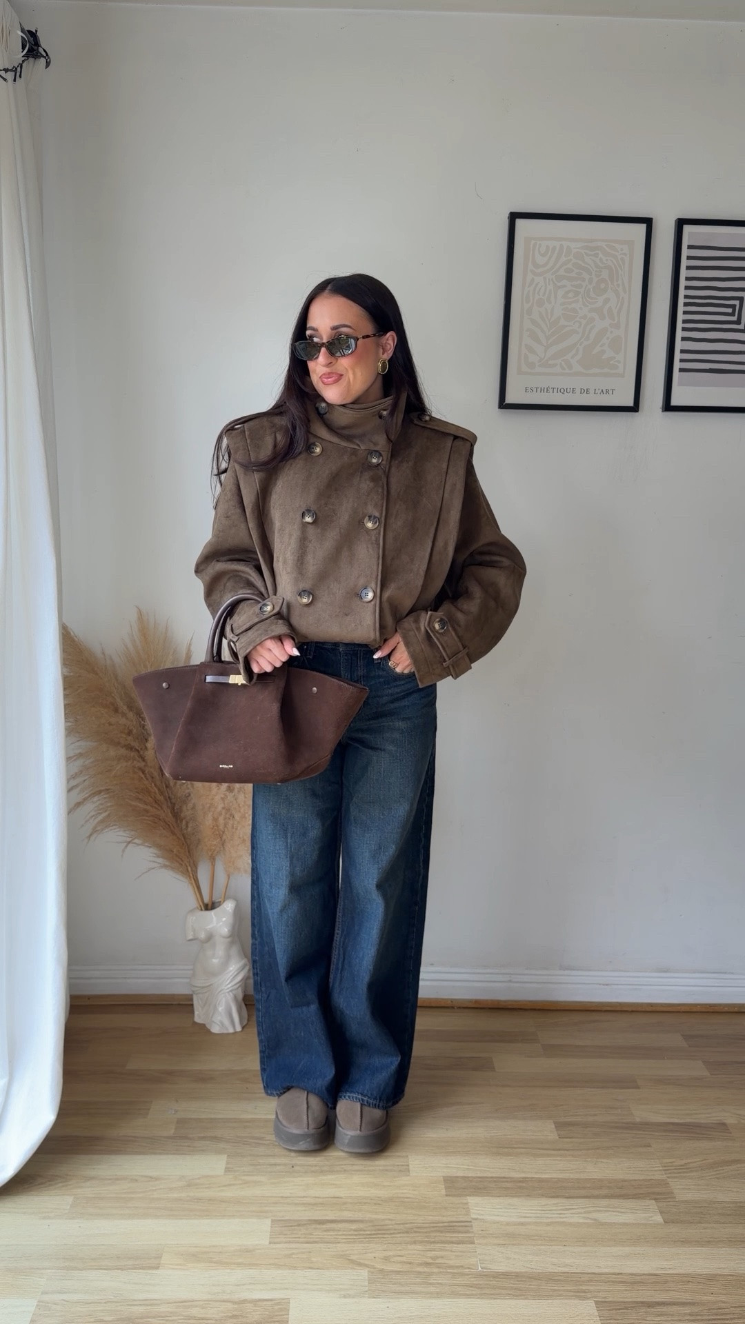 My favourite jacket so far this year!!!! 😍🤎 and these jeans are new in my wardrobe and I LOVE them - the wash is perfect for A/W!! I wear size XS in the jacket and waist 24 regular length in jeans x

#LTKuk #LTKautumn #LTKstyletip