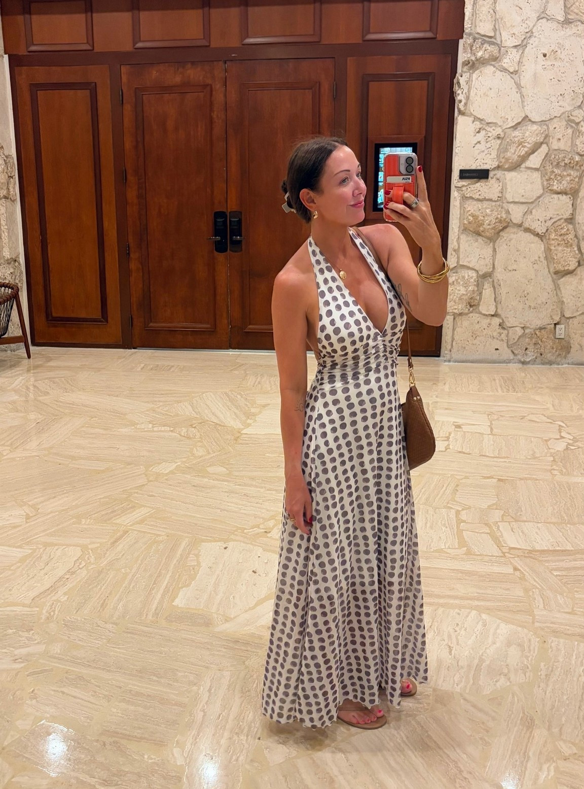 OBSESSED with this backless Amazon maxi dress! So comfortable and the fit is perfect🤎🤍

#LTKgrwm #LTKootd #LTKTravel