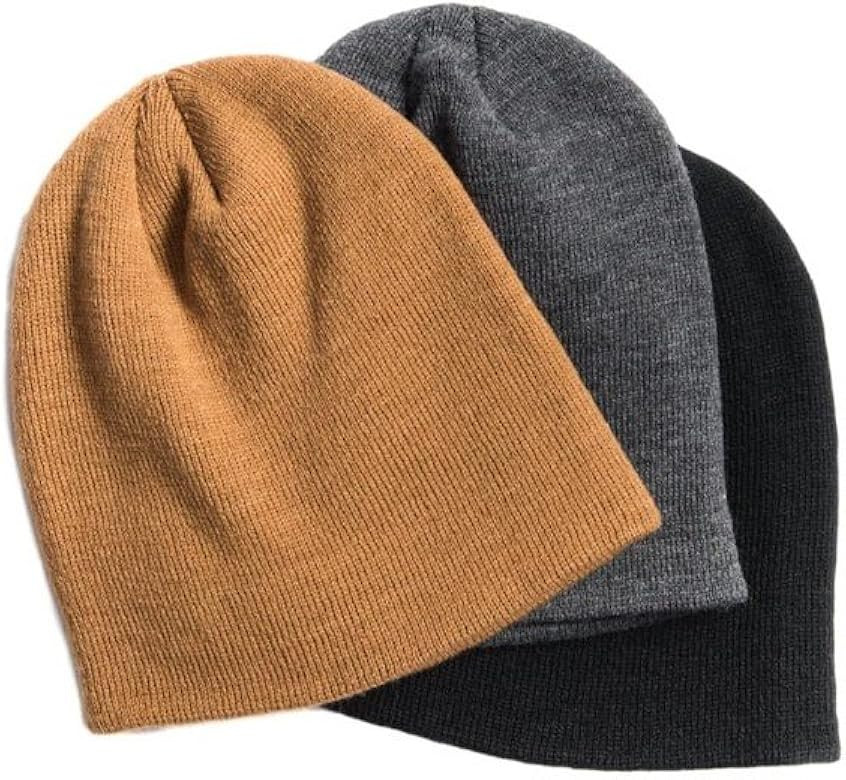 MUK LUKS Men's 3 Pack Beanie Set | Amazon (US)