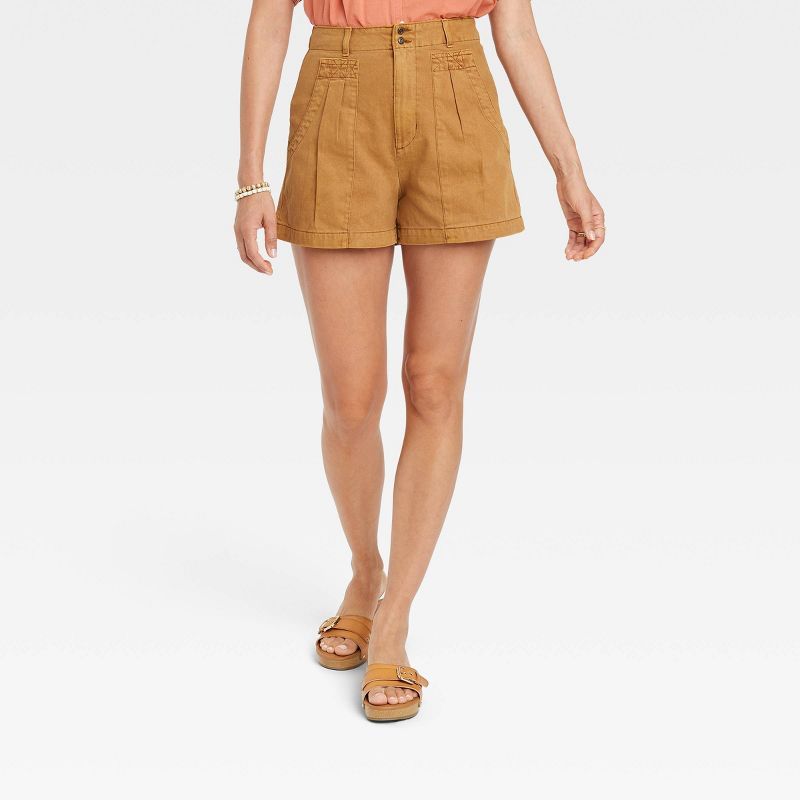 Women's High-Rise A-Line Pleated Shorts - Universal Thread™ | Target