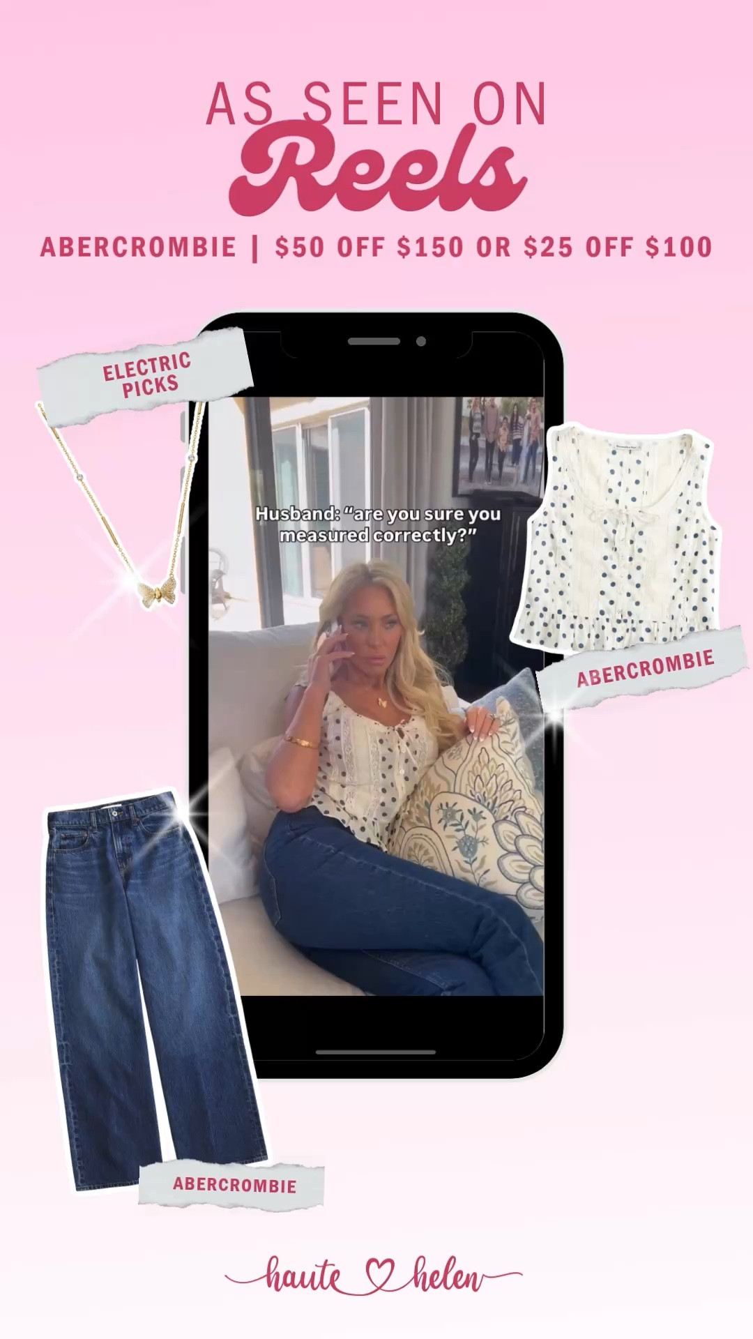 A lot of questions about my top (and my pillow case)

Here it is, it's from Abercrombie! ✨

Get $50 off 150 or $25 off 100! 

#deals #discount 

#LTKdayinmylife #LTKootd #LTKOver40