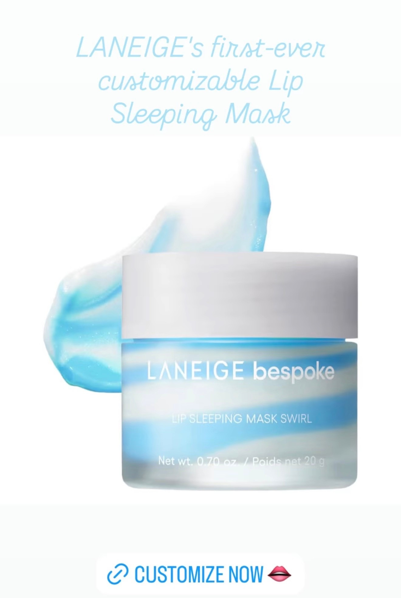 LANEIGE's first-ever customizable Lip Sleeping Mask

#LTKselfcare #LTKBeauty #LTKSaleAlert