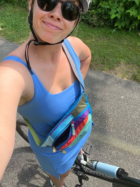 Biking outfit, exercise dress, Fanny pack, active mom, mom outfit, old navy, Cotopaxi, adidas 

#LTKcurves #LTKunder50 #LTKFitness