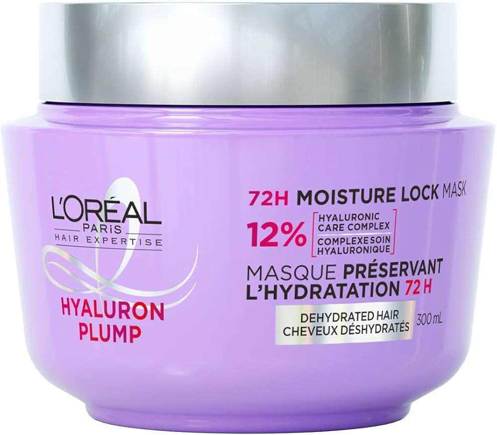 L'Oréal Paris Hair Expertise Hyaluron Plump 72H Moisture Lock Hair Mask, For Dehydrated Hair, 30... | Amazon (CA)