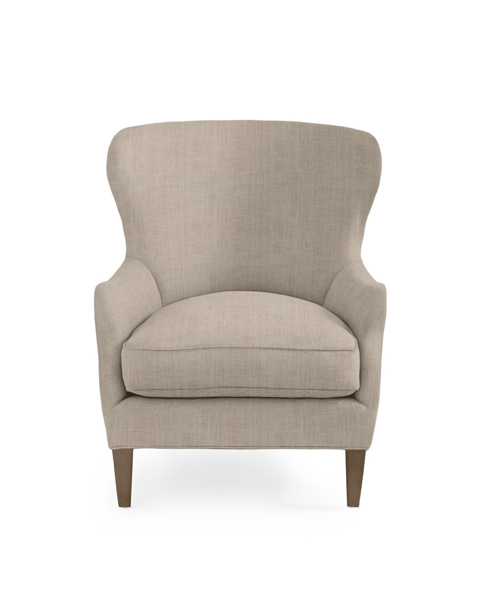 Thompson Wing Chair - Twine Washed Linen | Serena and Lily