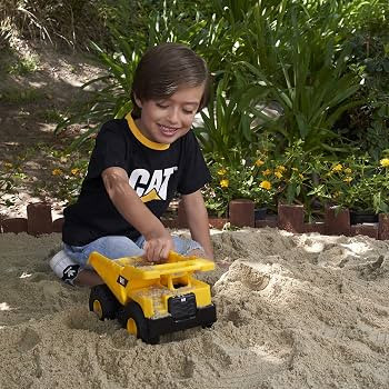 CatToysOfficial, CAT Dump Truck Toy Construction Vehicle – 10" Plastic Action Vehicle with Arti... | Amazon (US)