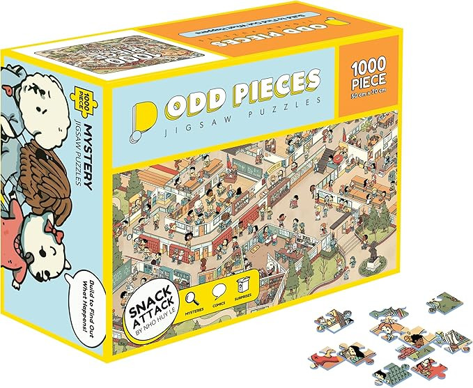 Mystery Jigsaw Puzzle-1,000 Pcs Mystery Puzzle with Storytelling Comics, Secret Ending-1000 Piece... | Amazon (US)