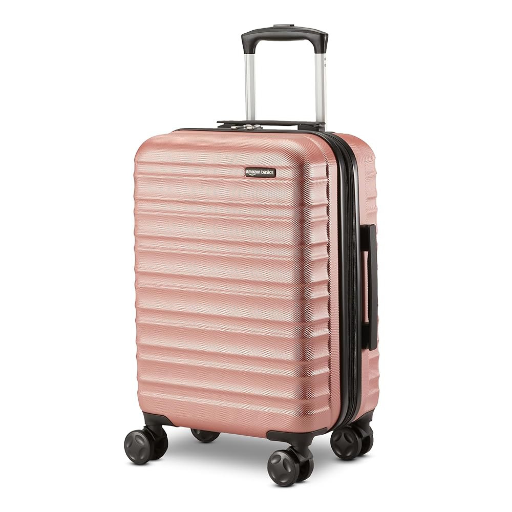 Amazon Basics 21" Hardside Carry-On Luggage, Hardshell Suitcase With Wheels, Expandable For Up to... | Amazon (US)