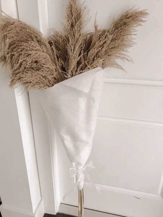 PAMPAS GRASS 6 Stem Large Natural Dried Pampas Plant  | Etsy | Etsy (US)