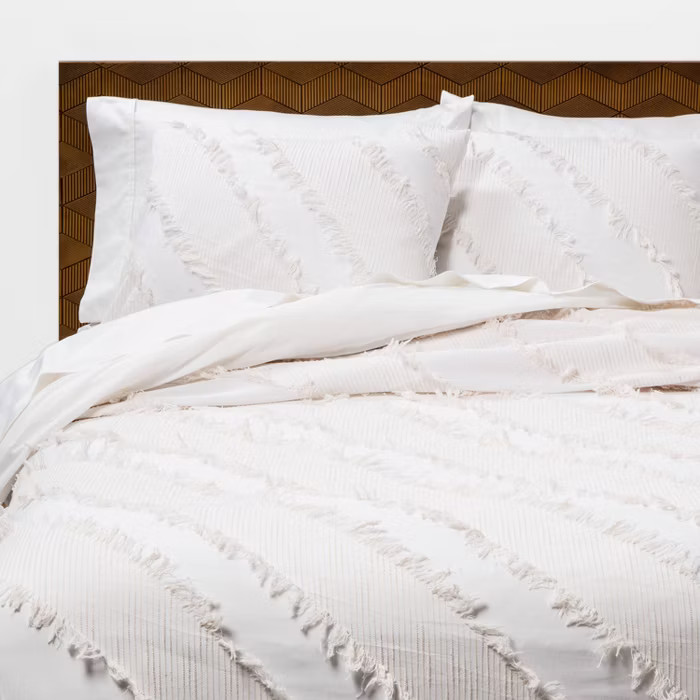 Diagonal Textured Duvet & Sham Set - Opalhouse™ | Target