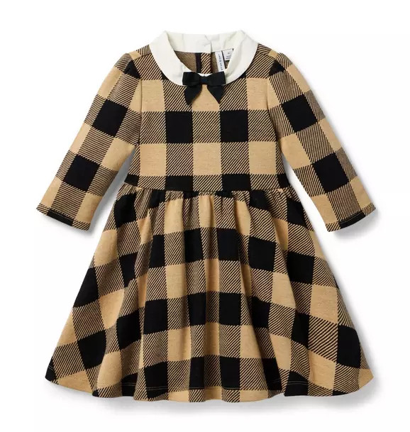Plaid Jacquard Dress | Janie and Jack