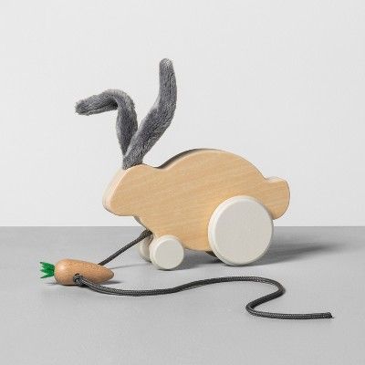 Bunny and Carrot Pull Along Toy - Hearth & Hand™ with Magnolia | Target