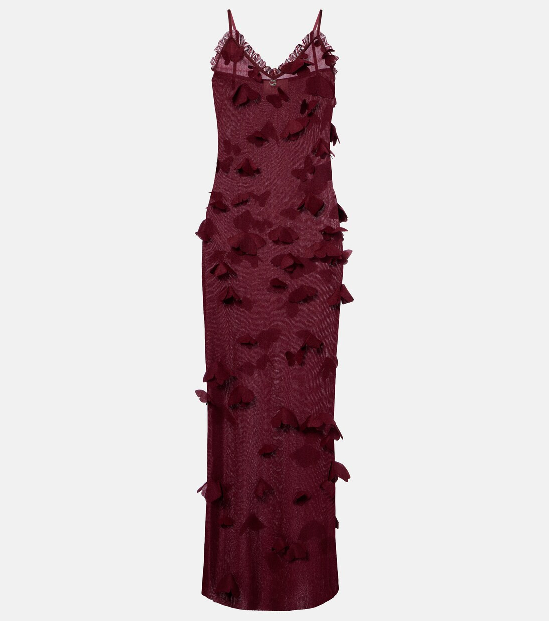 Robe midi Butterflies Techno brodée | Mytheresa (FR)