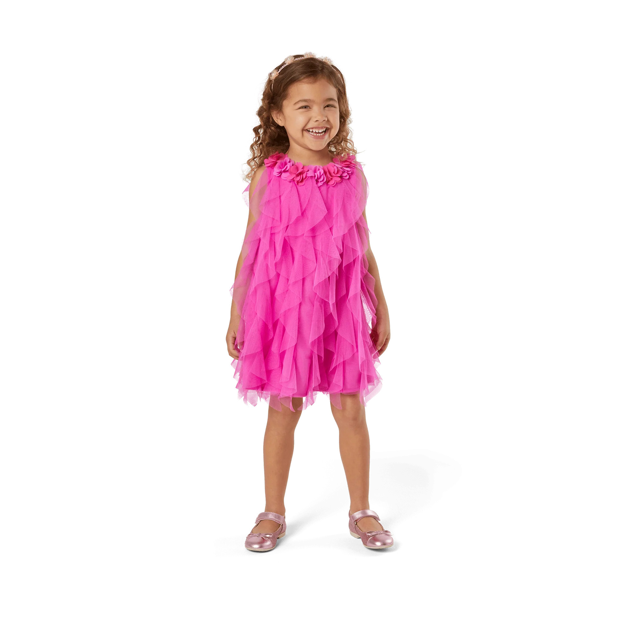 Party-Pink Birthday Dress for Little Girls (Bitty Baby®) | American Girl