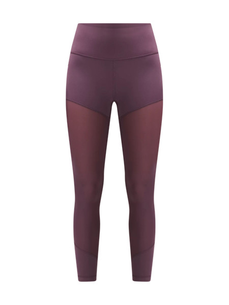 Wunder Train Mesh High-Rise Tight 25" | Women's Pants | lululemon | Lululemon (US)