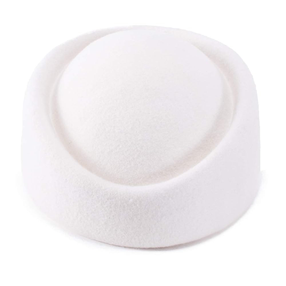 Lawliet Cocktail Fascinator Base Wool Air Hostesses Pillbox Hat Millinery Making A139 | Amazon (US)