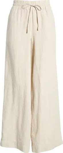 Two Palms High Waist Linen Pants | Nordstrom