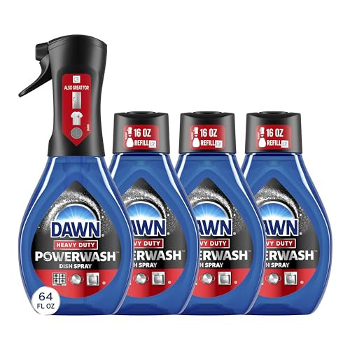 Dawn Powerwash Heavy Duty Dish Spray All-Purpose Cleaner and Degreaser, 64oz, 1 Starter Kit + 3 Refill | Amazon (US)