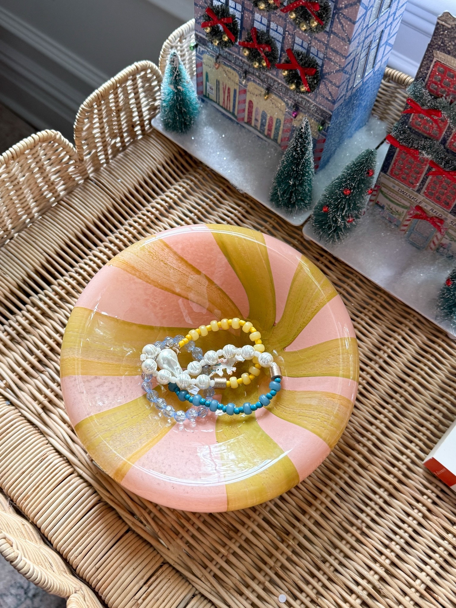 This swirl art glass trinket is such a fun little accent for adding color and personality to a space. I love the sculptural shape and beautiful swirled glass detail, perfect for holding jewelry or styling on a nightstand, dresser, or coffee table. A small piece that makes such a pretty statement!

swirl art glass trinket, glass trinket dish, decorative glass bowl, colorful home decor, sculptural glass decor, jewelry catchall, bedside table decor, dresser styling, coffee table accessories, unique home accents, art glass decor, girlonthehudson