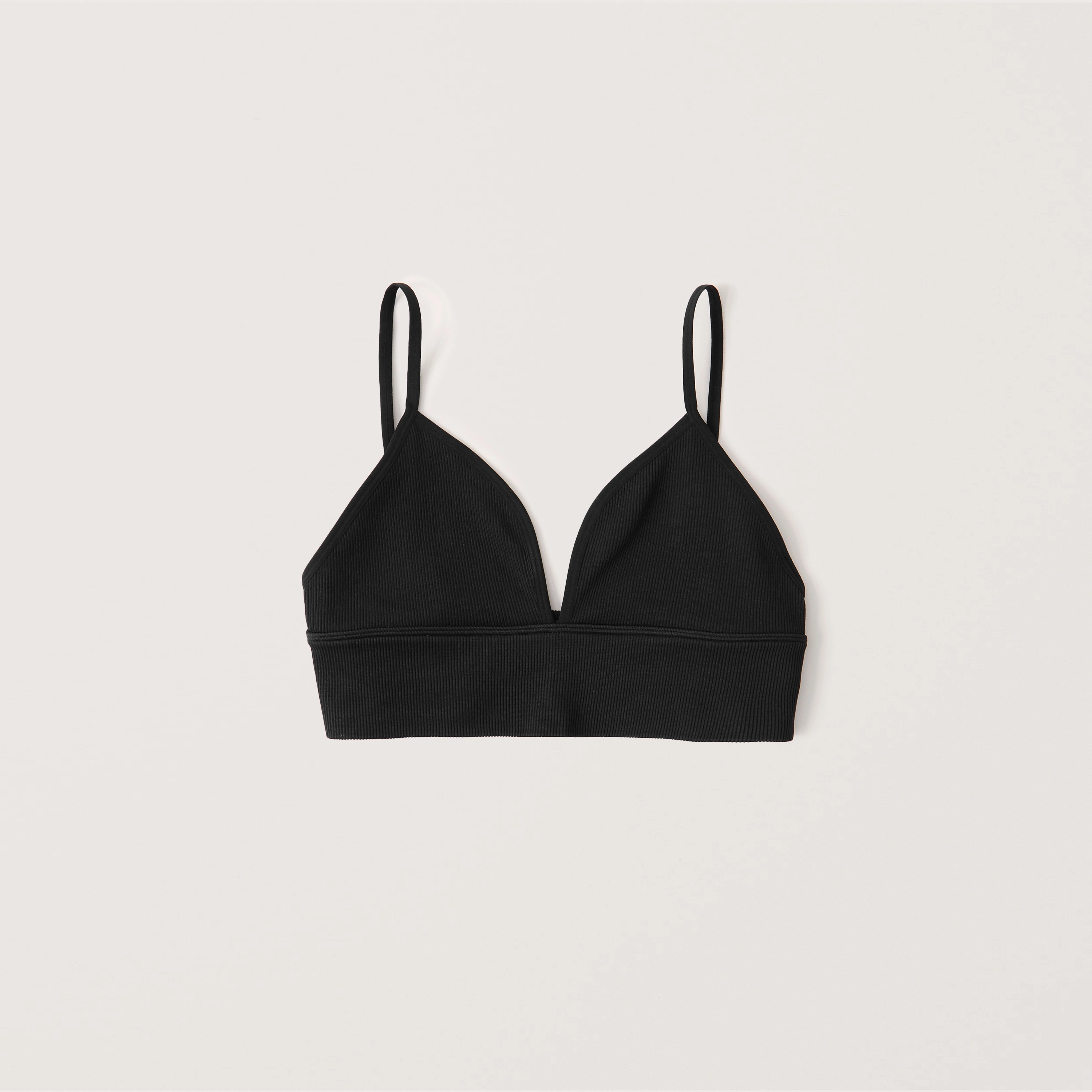 Seamless Triangle Bralette | Abercrombie & Fitch (US)