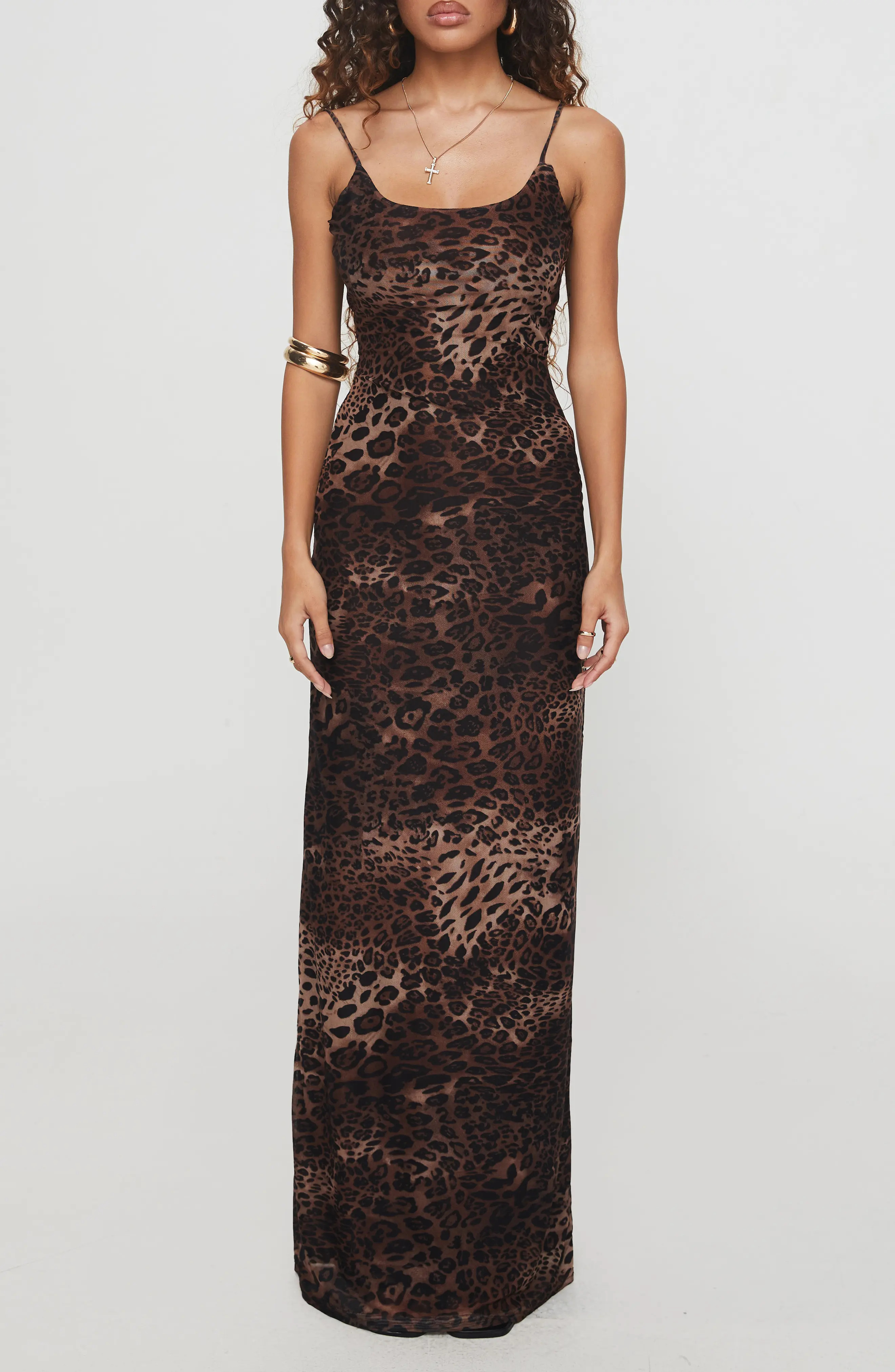 Princess Polly Knox Leopard Maxi Cocktail Slipdress (Women) | Nordstrom | Nordstrom