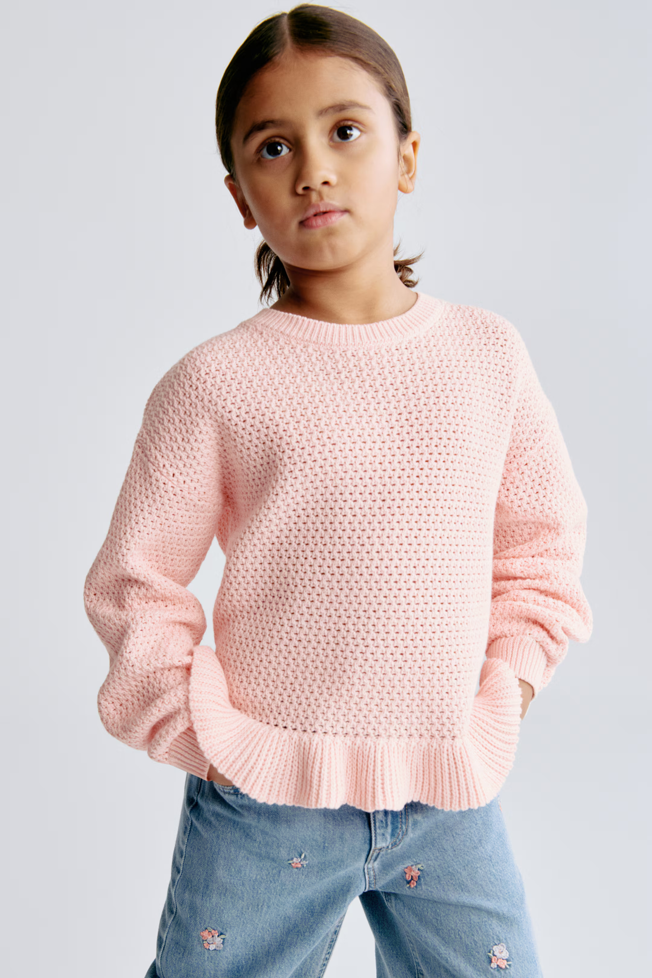 Open-Knit Cotton Sweater | H&M (US + CA)