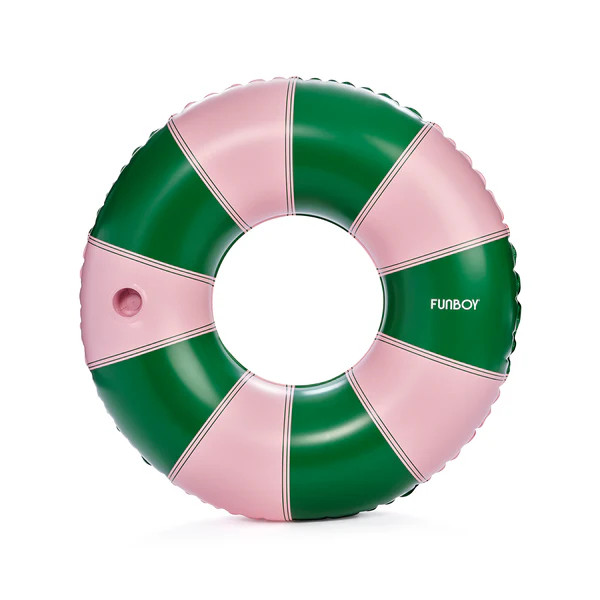 Vintag Lux Tub Float
                      Green & Pink, 46" Diameter | FUNBOY