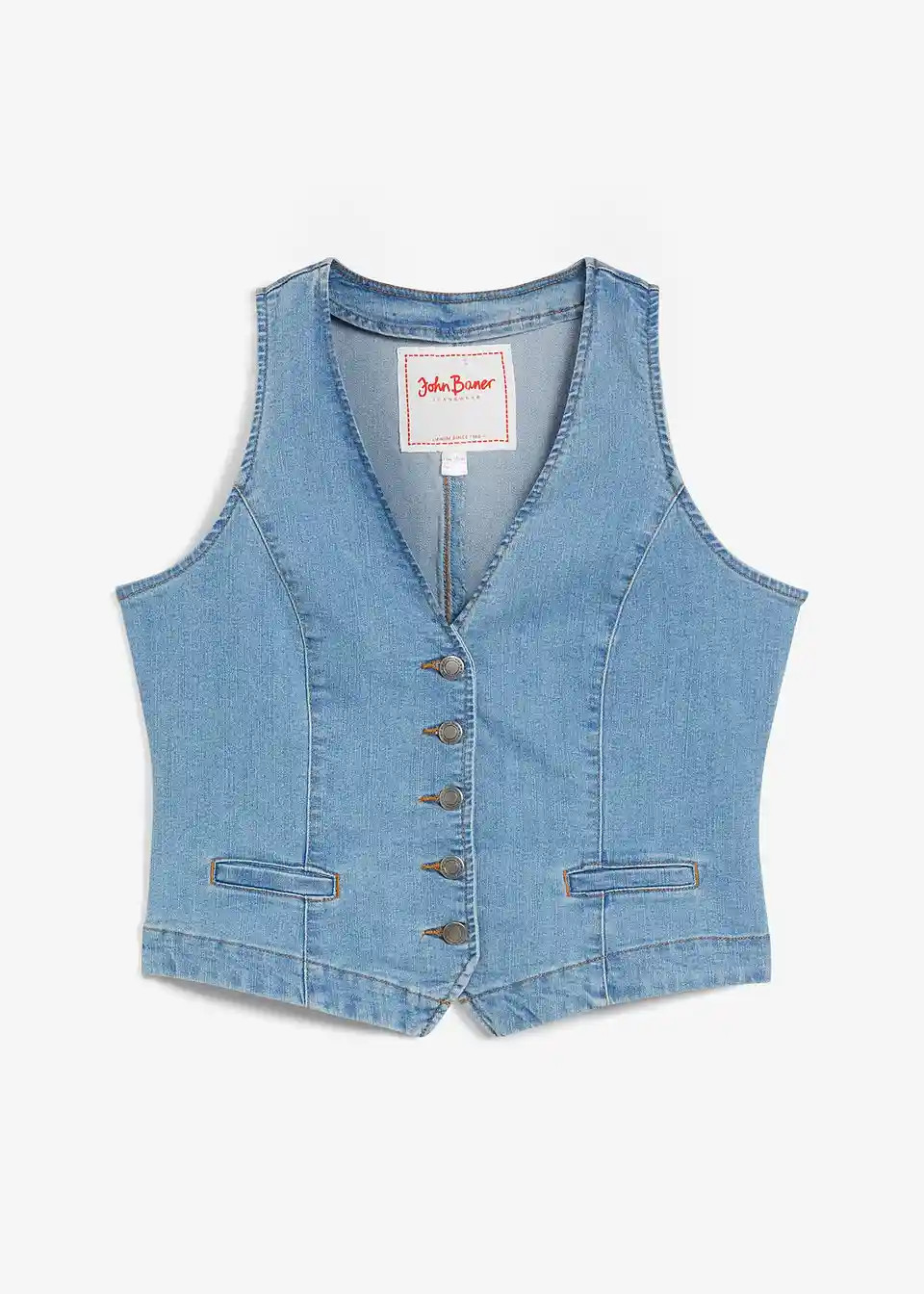 Stretch-Jeansweste | Bonprix DE