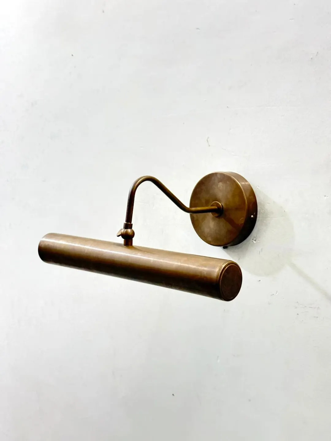 Solid Brass Picture Light - Vintage Style - 15 inch | Etsy (US)