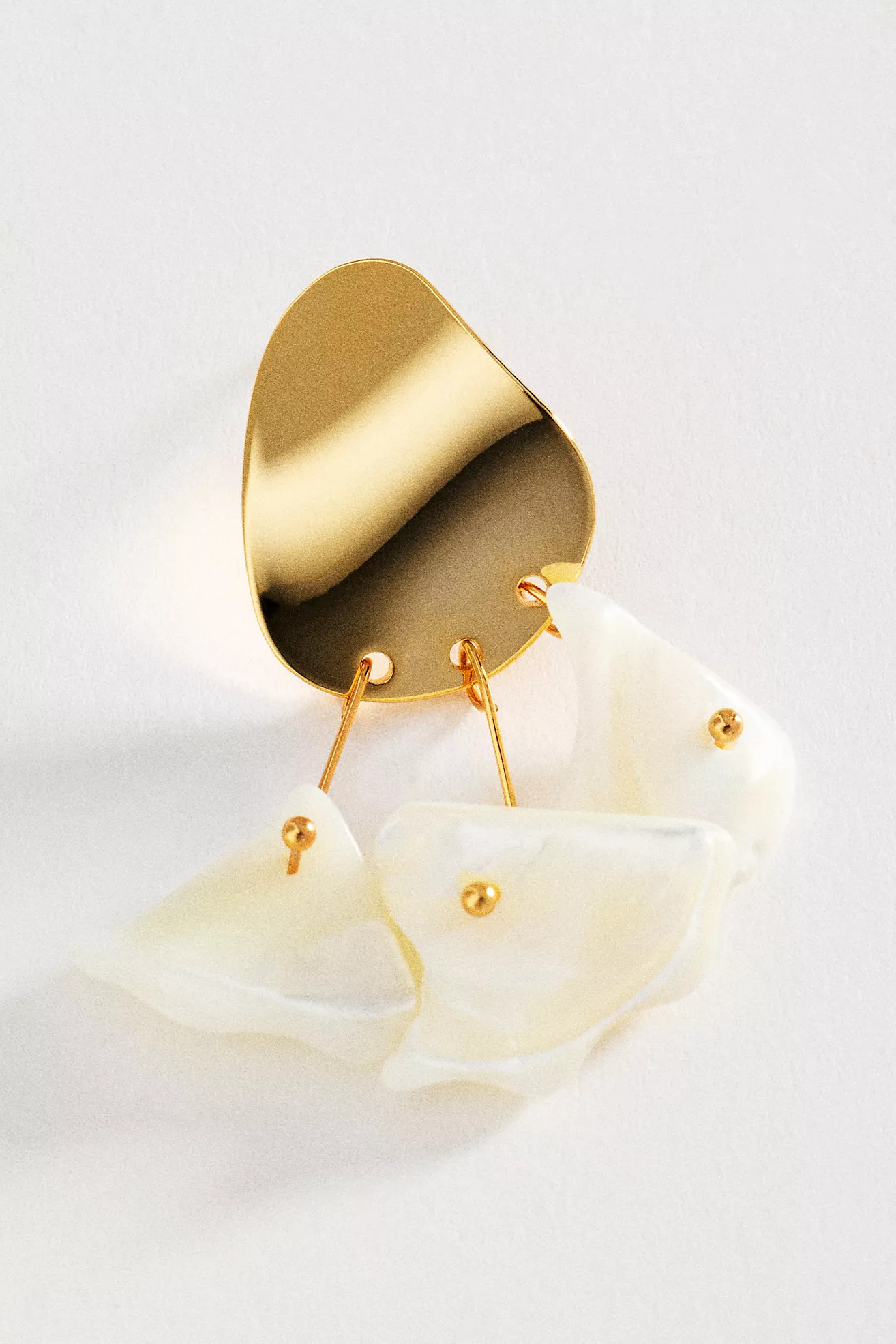 Mother of Pearl Fringe Earrings | Anthropologie (US)